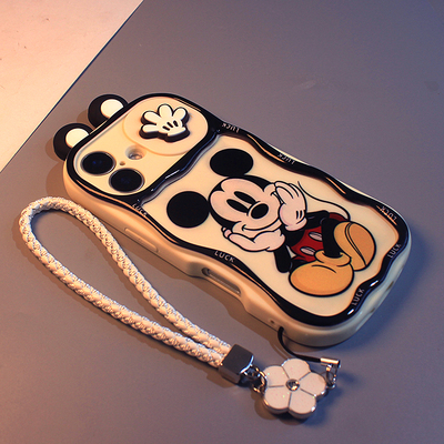 米奇米妮苹果16硅胶软卡通手机壳