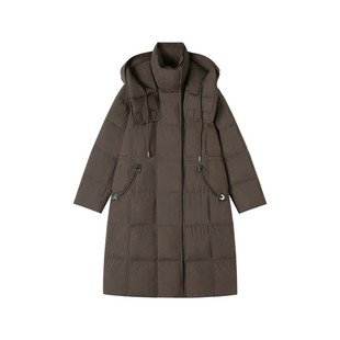 【金金宠粉】 M56#新款美拉德高级感抽绳收腰宽松连帽外套