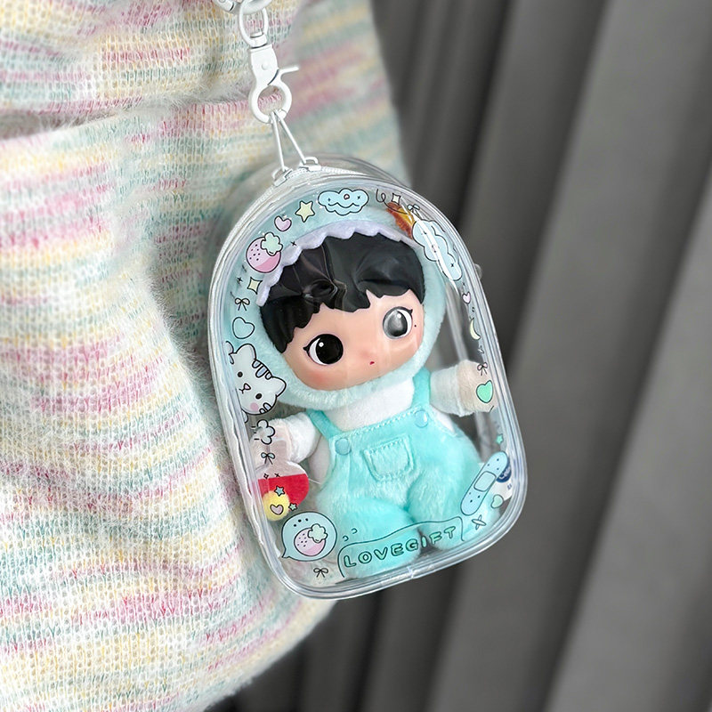 丝塔芙孙颖莎娃娃透明娃包挂件防尘保护套pvc遛娃包棉花娃娃痛包,模玩/动漫/周边/娃圈三坑/桌游,娃包,淘宝优惠券,粉丝福利购,淘宝优惠卷