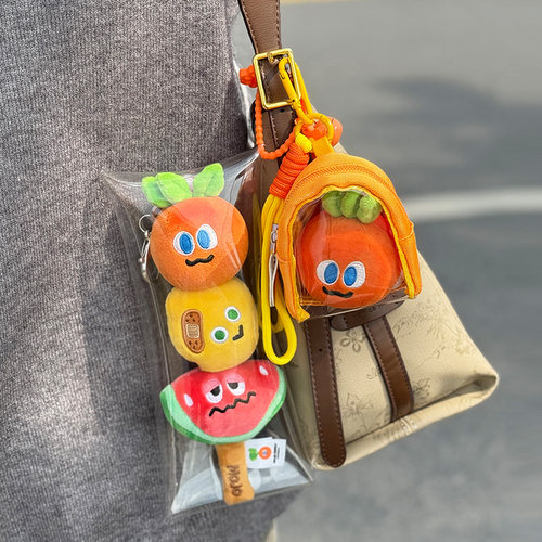 五月天糖葫芦保护套演唱会周边遛娃包青苹果玩偶收纳包透明防尘袋