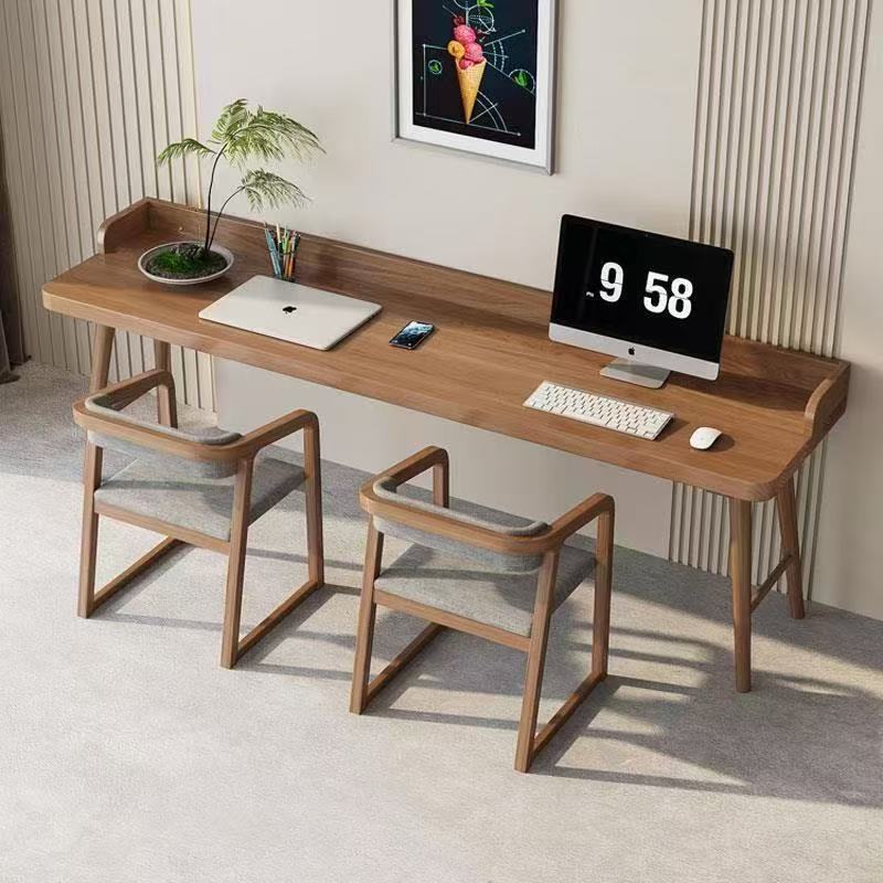 北欧实木书桌学习写字桌简约桌子长方形家用办公电脑写字桌工作台
