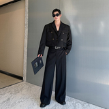 小众设计师明线撞色百搭短款西装外套W2506P145，男装西服套装，电商C212