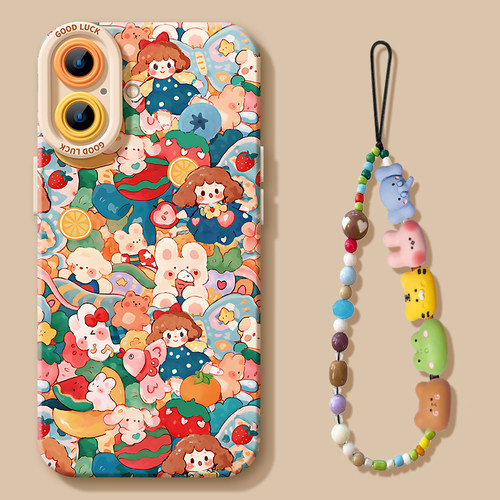 优思顿适用苹果17手机壳iphone17promax新款13兔子15可爱12硅胶pm多巴胺2026女款春天巨好看14超火16套15pro