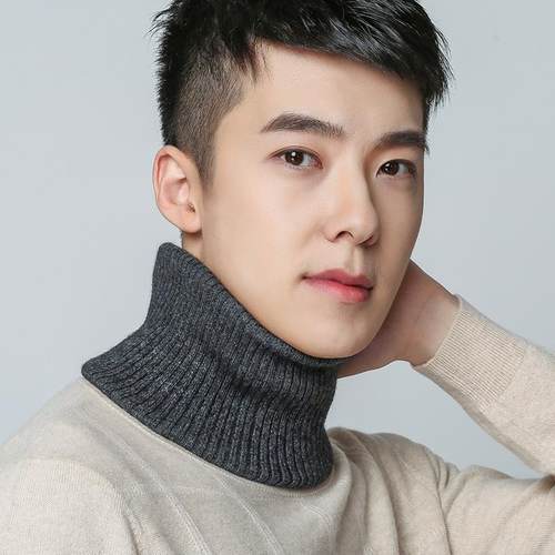 保暖秋冬季纯山羊绒针织领圈百搭