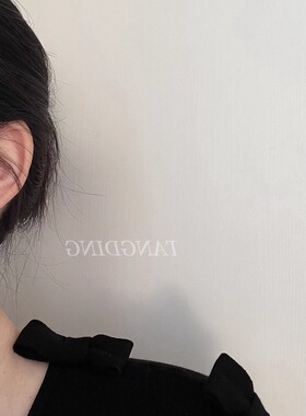 欧美大圆圈耳环秋冬新潮时尚冷淡风圆环耳圈夸张气质耳饰女s925银