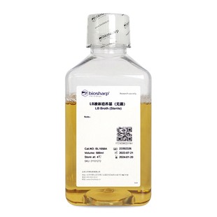 无菌 白鲨Biosharp LB肉汤培养基 LB液体培养基 500ml BL1058A