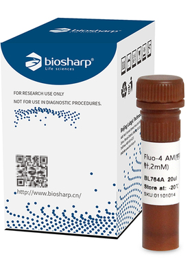Biosharp白鲨BL764A Fluo-4 AM(钙离子荧光探针2mm) 20ul/支