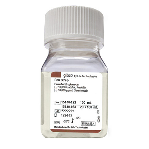 Gibco 15140-122 青霉素-链霉素溶液（100X 双抗）100ml/瓶