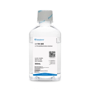 1×TBS 500ml Biosharp 8度保存 7.6 BL600A PH=7.4 白鲨 瓶