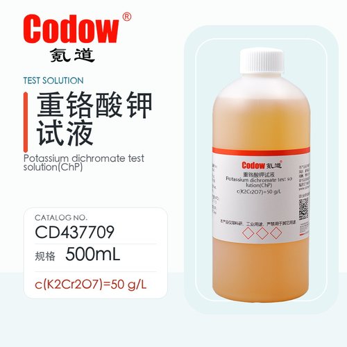 氪道 重铬酸钾试液 CD437709 c(K2Cr2O7)=50g/L 500mL