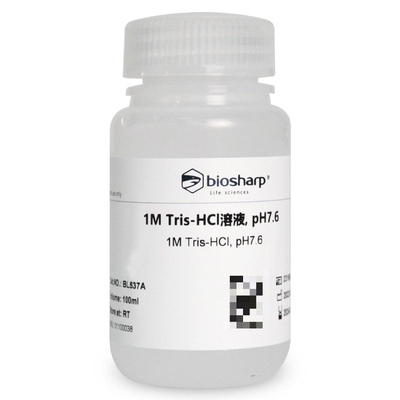 白鲨Biosharp BL537A 1MTris-HCl溶液pH7.6 100ml 室温保存
