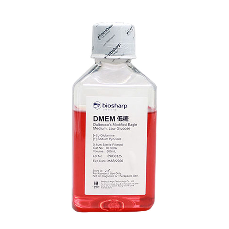 白鲨 biosharp BL308A DMEM低糖液体培养基 含丙酮酸钠不含HEPES