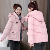 羽绒棉服女短款 洋气加厚棉袄宽松显瘦棉衣外套潮 时尚 2025冬季 新款