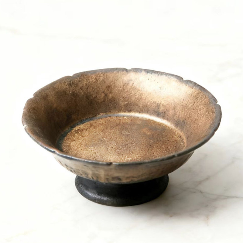 中式复古茶点盘手工陶瓷高脚果盘家用点心碟子蛋糕零食佛手瓜托盘,家居饰品,果盘/果篓,淘宝优惠券,粉丝福利购,淘宝优惠卷