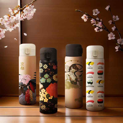 东亚金属日式和风不锈钢保温杯