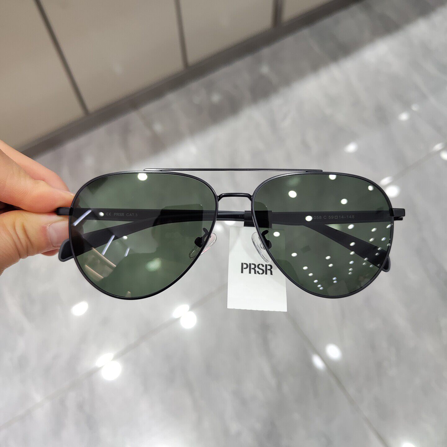 帕莎眼镜2026新款飞行员双梁蛤蟆镜偏光太阳镜女近视墨镜男PS5058