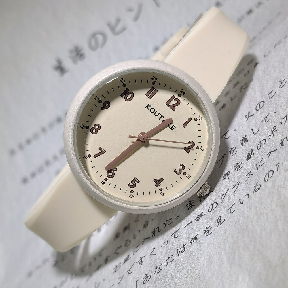 2025款多巴胺糖果色硅胶果冻手表