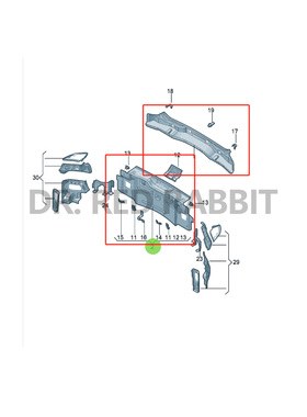 适用于大众新能源ID4CID4X后备箱围板后部端板内外大小密封铁板
