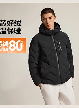 李宁鹅绒羽绒衣2025冬季