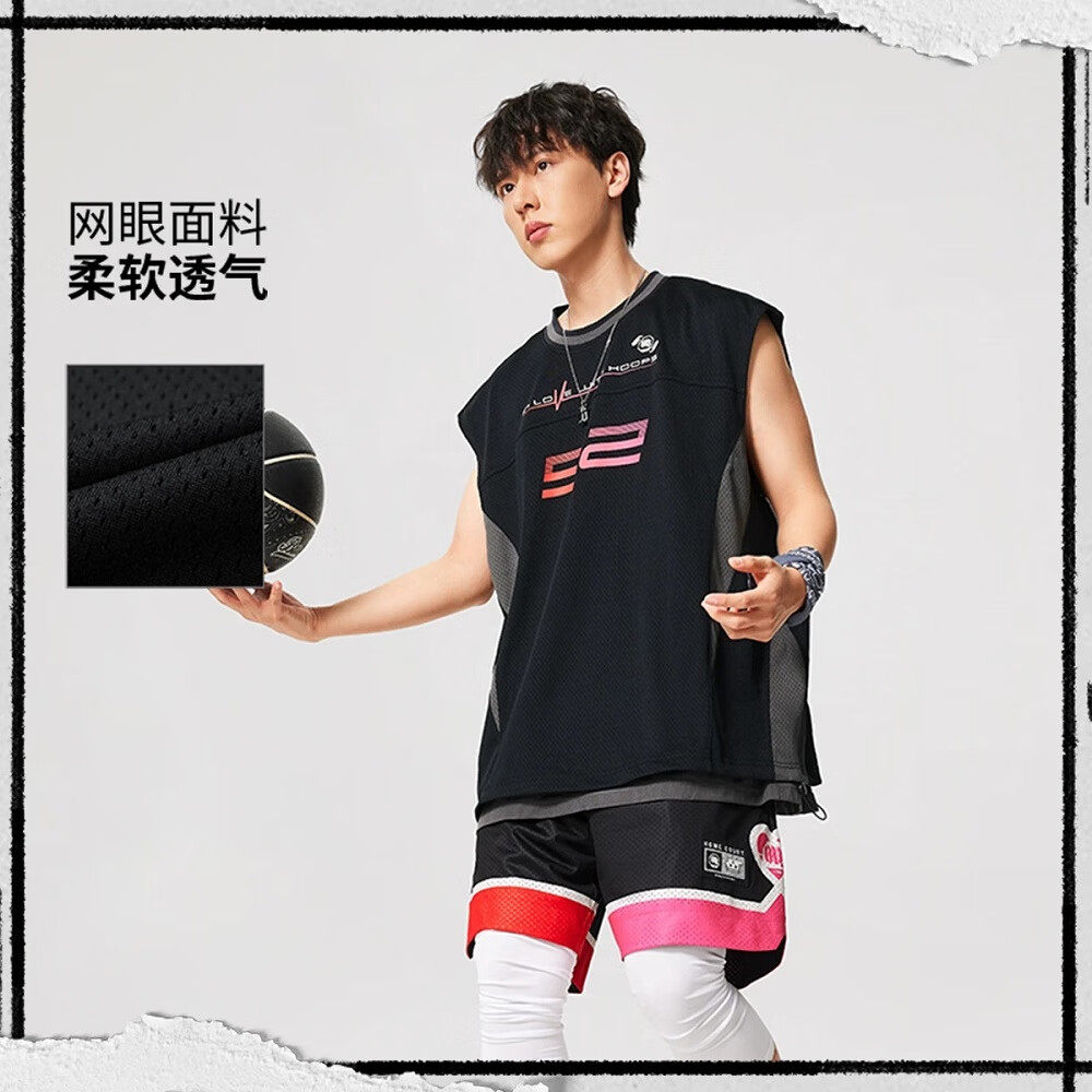 李宁男士背心运动2025夏