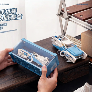 品铂军事仿真PB8803银翼疾风汽车模型男孩益智拼装桌面玩具跨境