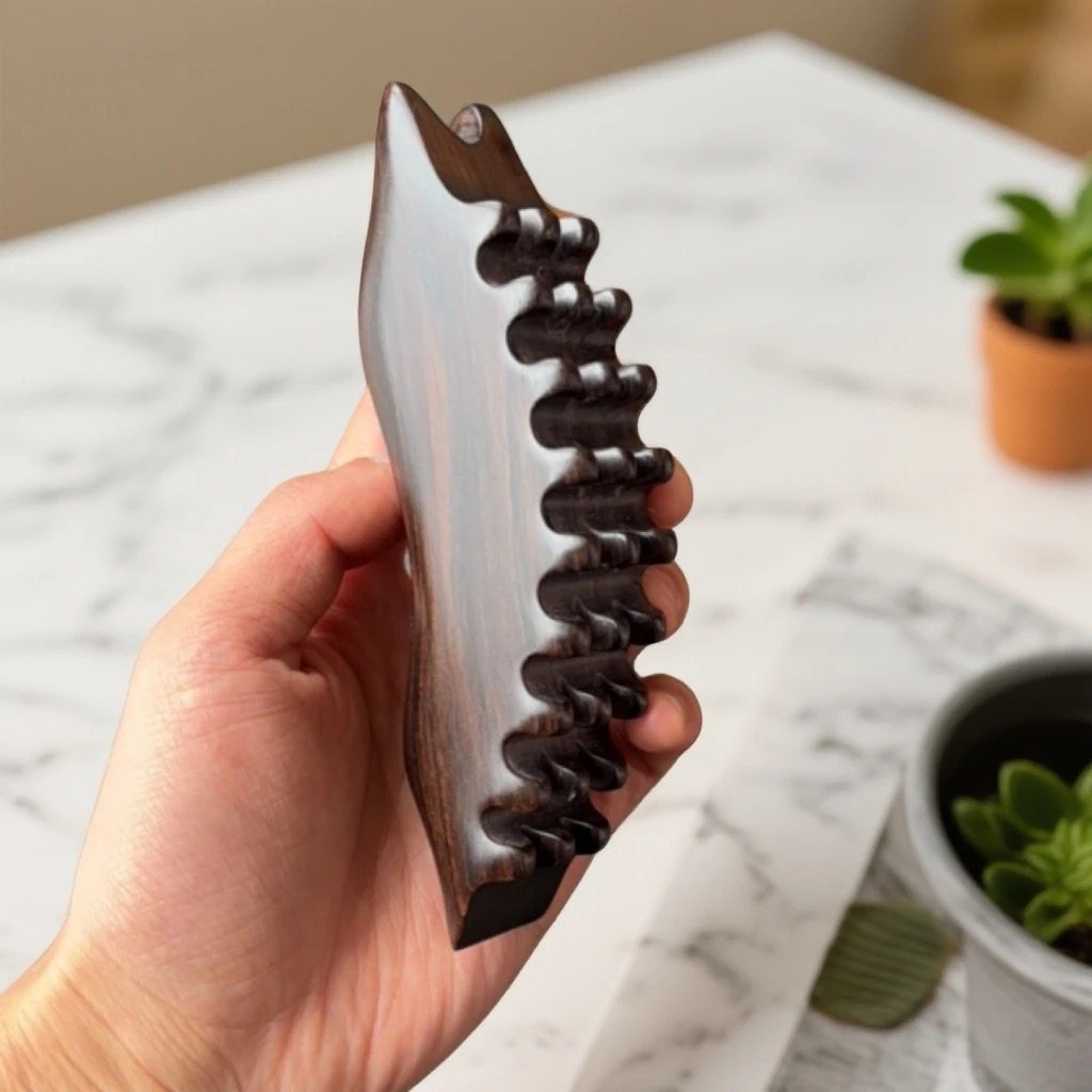 吴忠良正宗紫光檀三大淋巴擀筋板颈部擀筋铲筋点穴一体全身通用