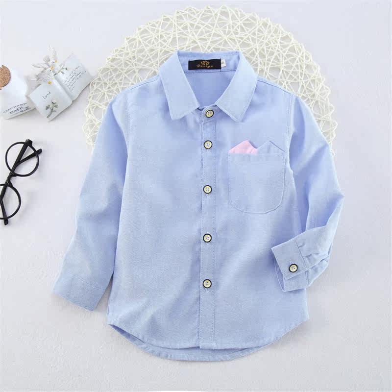 Chemise garcon à manche longue - Ref 2075609 Image 1