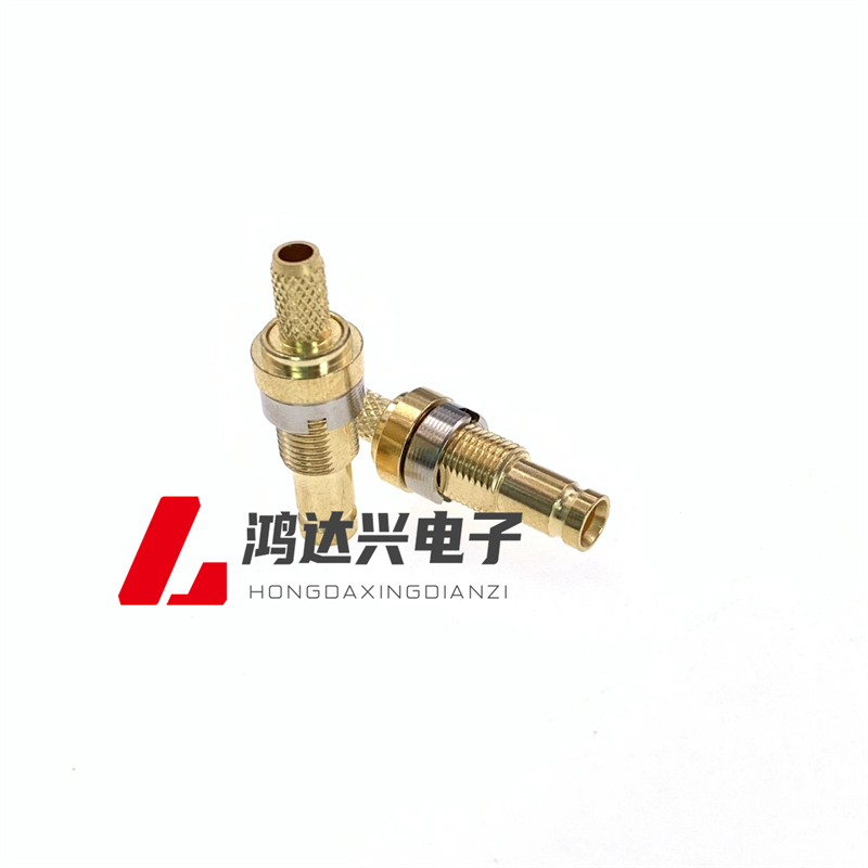 CC4母头连接器 75欧姆 电信光纤接头 CC4-K-2 适配2M线 CC4母座