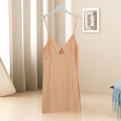 春秋冰丝凉感显瘦吊带连衣裙
