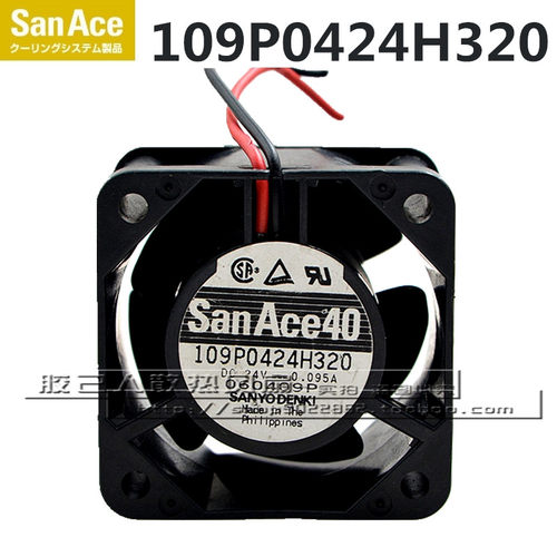 三洋 109P0424H320/3010 4028 24V 0.095A 4CM 双滚珠 变频器风扇