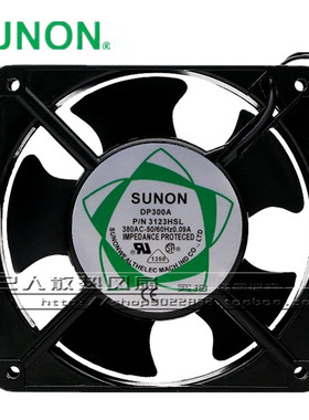全新 SUNON DP300A P/N 3123HSL 380V 0.09A 铜线 交流散热风扇