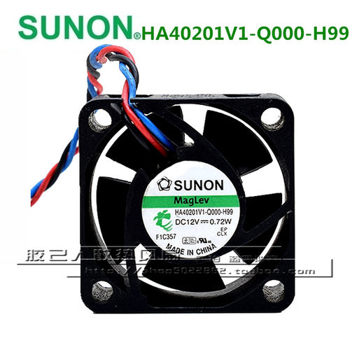 HA40201V1-Q000-H99 SUNON 4020 12V 0.72W 4CM/厘米静音散热风扇