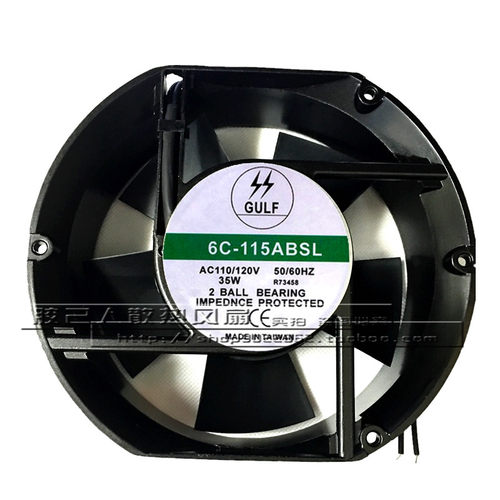 GULF 17251 AC 110/120V 35W 6C-115ABSL 115V 17CM 交流散热风扇 - 封面