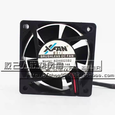 原装欣瑞联XFAN RDH6025B2 24V 0.14A 6CM6025变频器散热风扇
