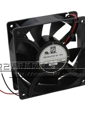 全新OD1238-24LBXC 12038 120X38MM 24VDC 0.42A 12CM 变频器风扇