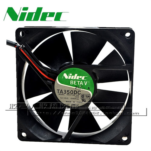 尼迪克Nidec TA350DC M34138-55 9225 DC12V 0.50A双轴承散热风扇