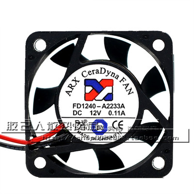 原装台湾三匠ARX 4010 FD1240-A2233A 12V 0.11A 4CM三线散热风扇