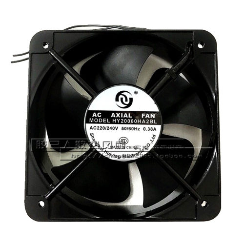全新辉盈 HY20060HA2BL/SL 20CM轴流65W 220V控制机柜散热风扇