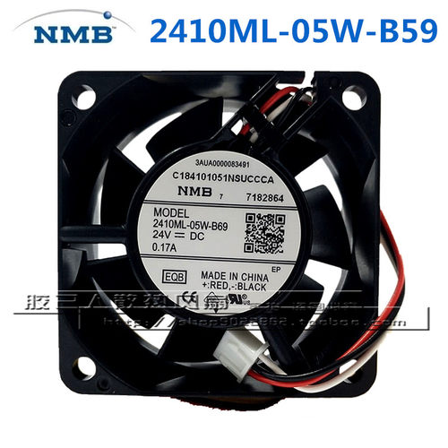 2410ML-05W-B69 NMB风机 6025 6cm厘米 24V 0.17A 安川驱动器风扇