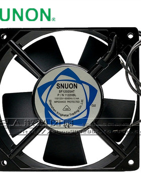 建准SUNON SF12025AT 1122HBL HSL12025交流110V机柜散热风扇12cm