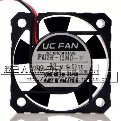 原装日本 UC DAN 4012 12V 4CM COPAL F412R-12MB-21 散热风扇