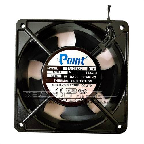 SA1238A2 HBL POINT AC220V 12038 12CM 散热风扇 铜线轴流风机