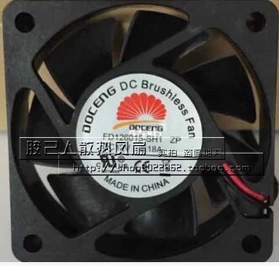 原装DOCENG直流无刷风扇 6015 FD126015-SH1 ZP DC12V 0.18A
