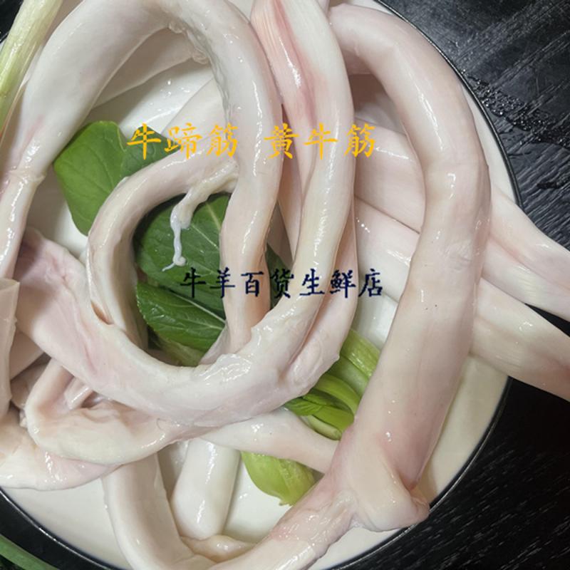 新鲜生牛筋 牛蹄筋 主筋 国产牛筋 1斤的价格 全国满6斤包邮
