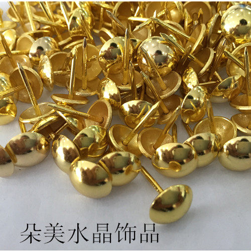 金色新款圆头柳钉大头钉