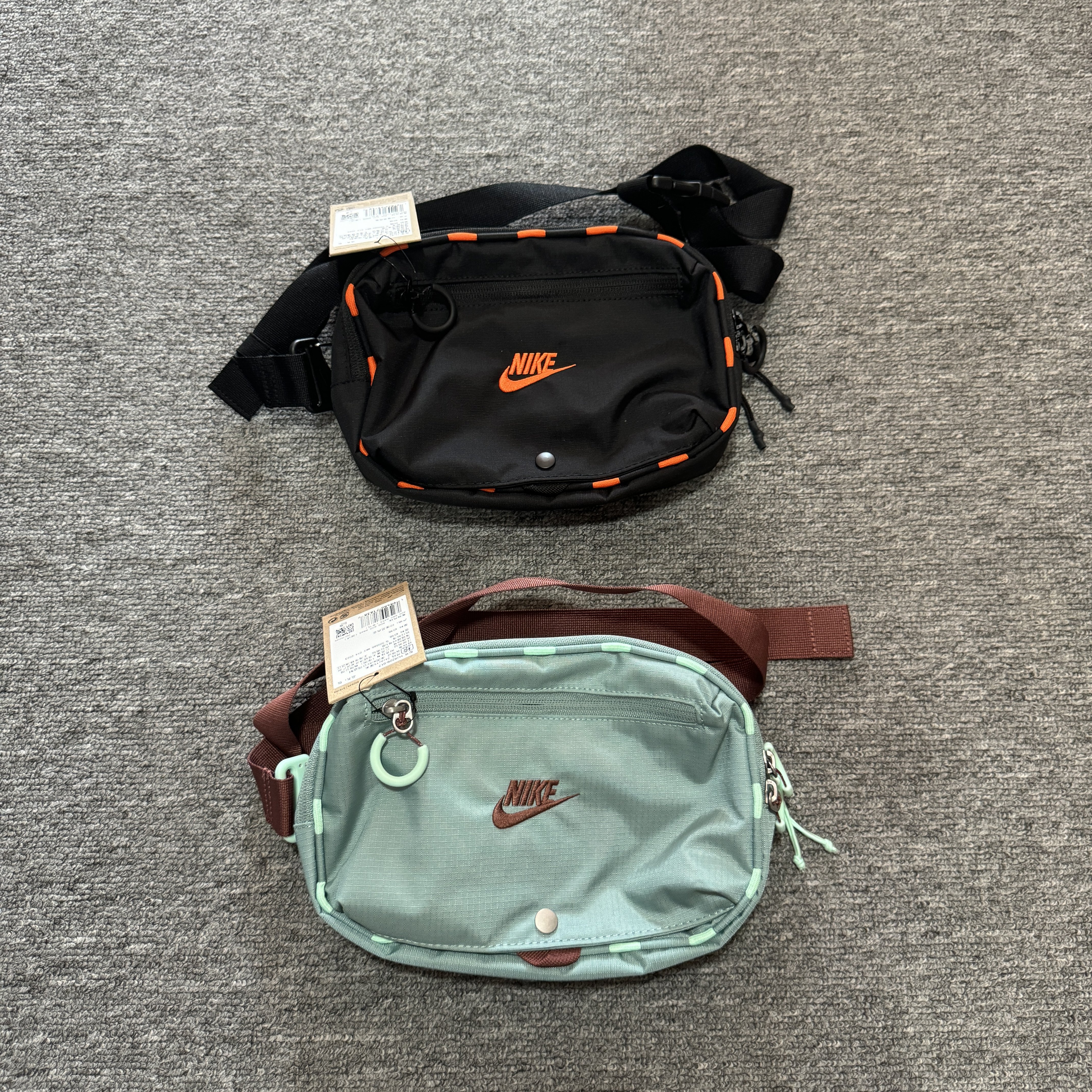 Nike/耐克 男女经典运动便携多口袋休闲斜挎包腰包 HJ8229