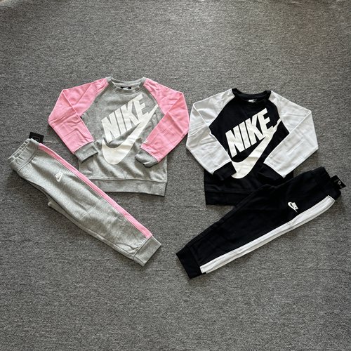 Nike耐克小童加绒卫衣长裤套装