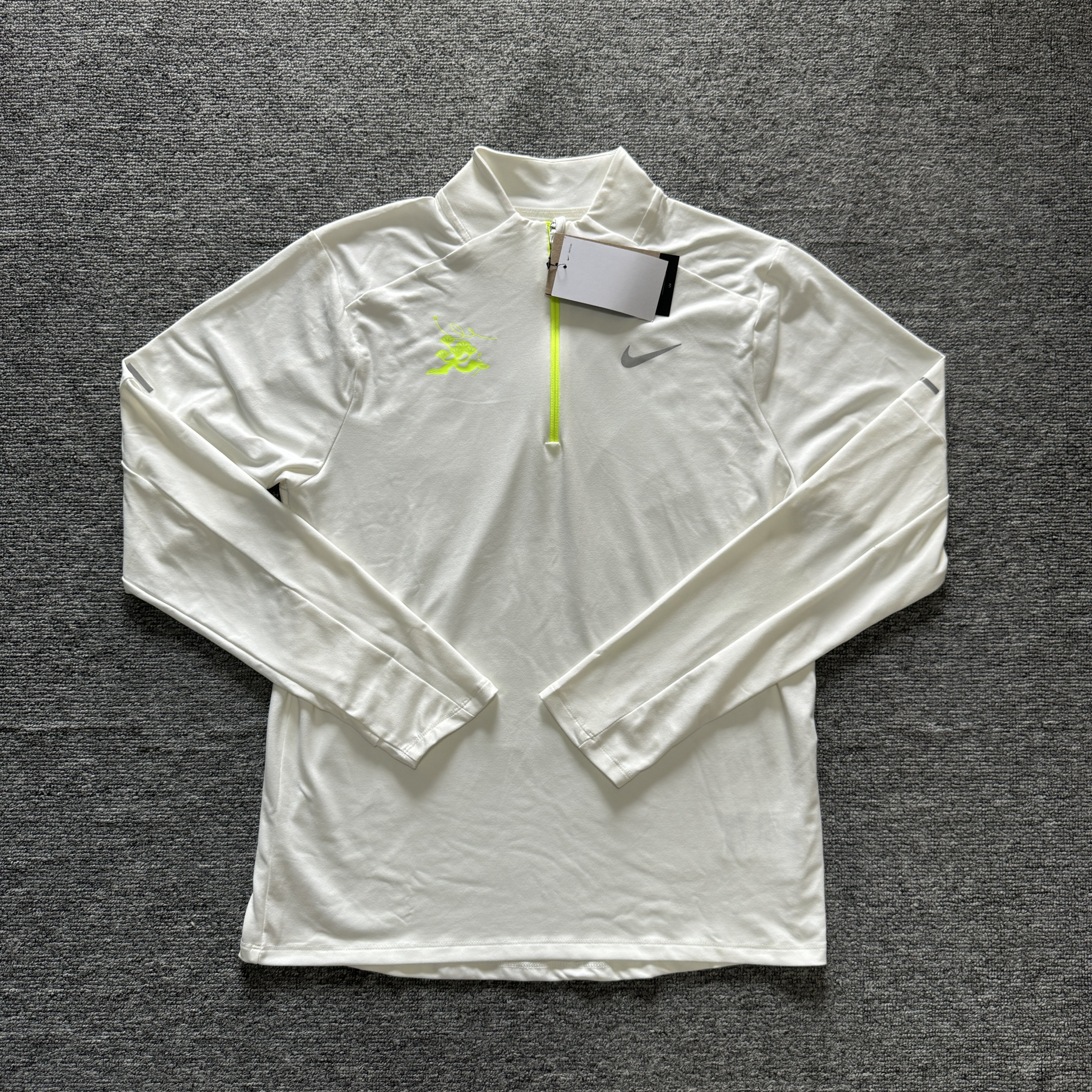 正品Nike耐克Dri-FIT男子防晒跑步运动训练半拉链长袖HQ4733-133