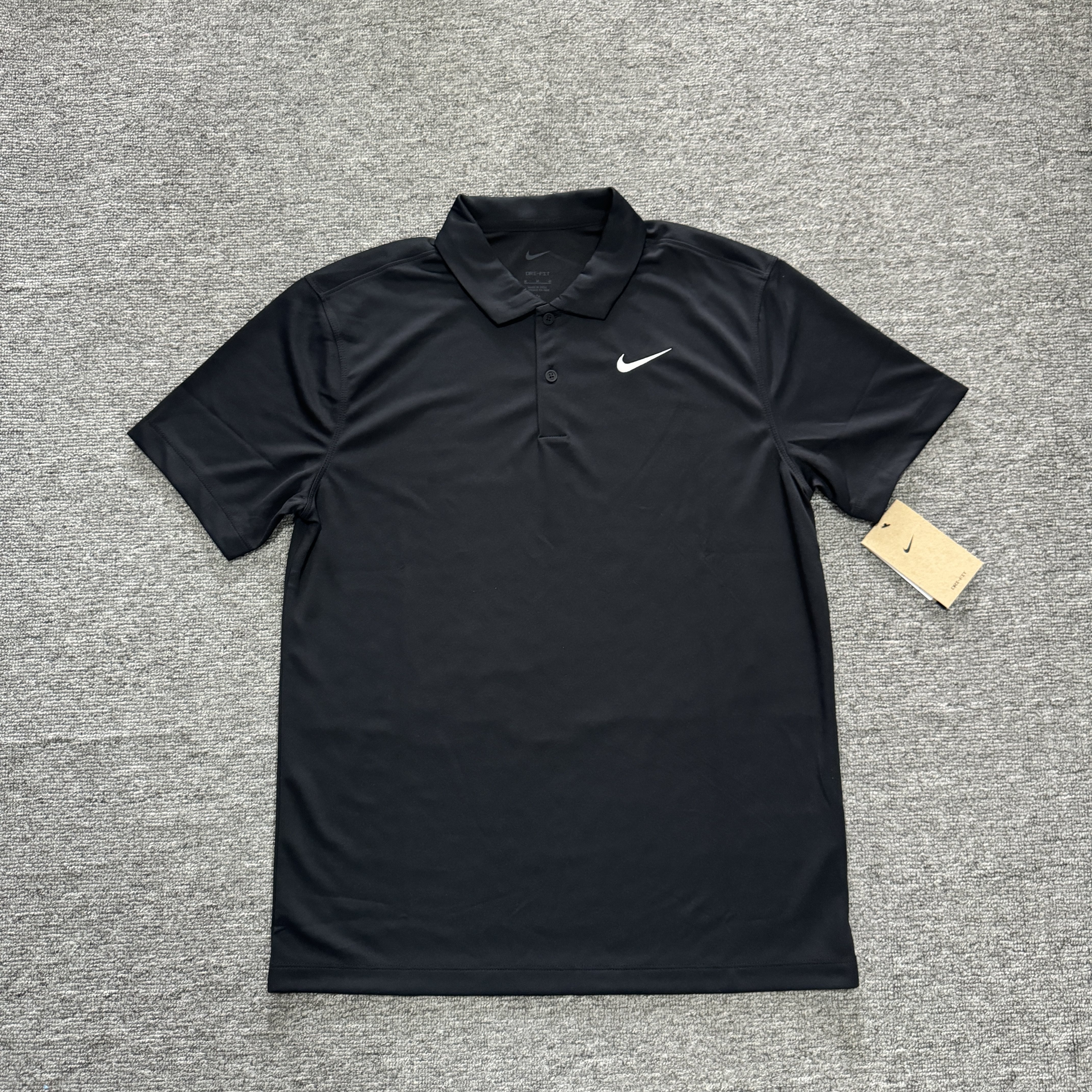 正品Nike耐克 男子运动休闲刺绣速干网球POLO衫翻领T恤DH0858-010