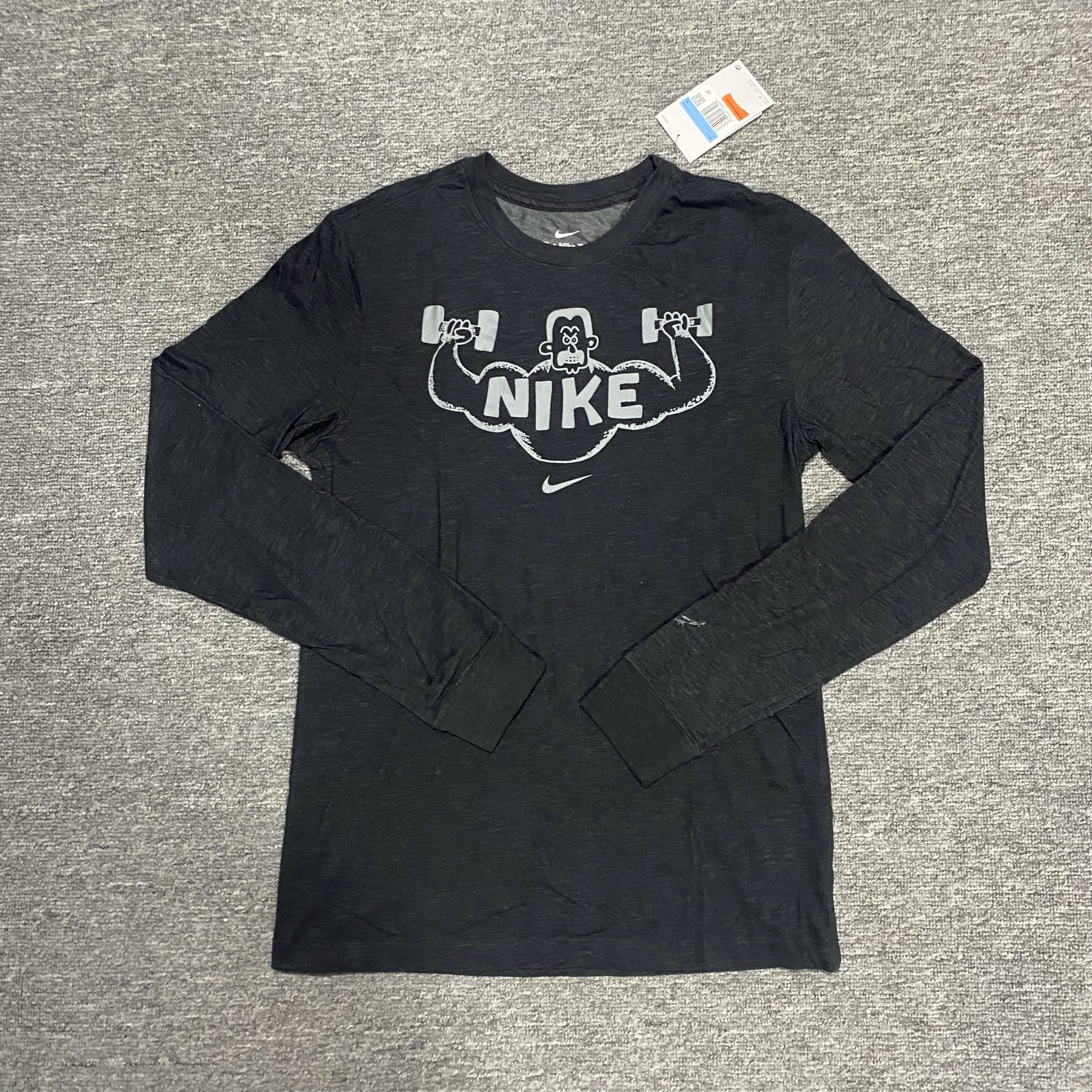 耐克男子速干跑步长袖T恤